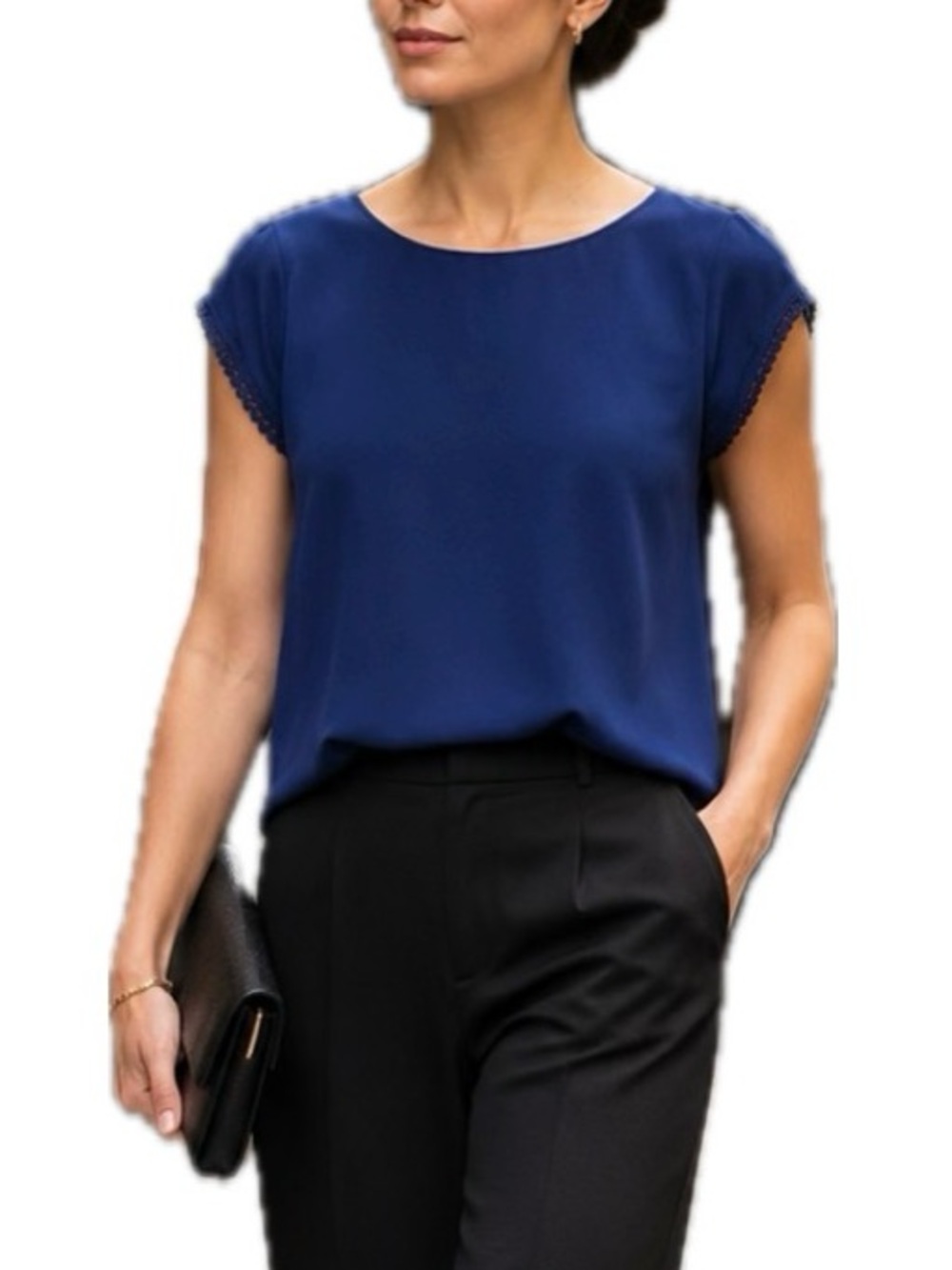 Fun 2 Fun Blue Blouse. Size S